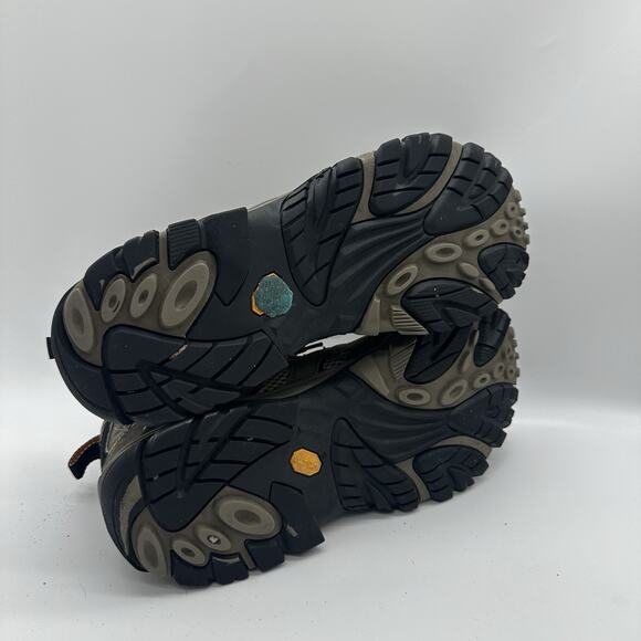 Mens Size 14 Merrell Moab Mid Gore Tex Dark Tan Men J87311W Boots Lace Up - Picture 8 of 9